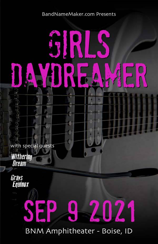 Randomly Generated Concert Flyer