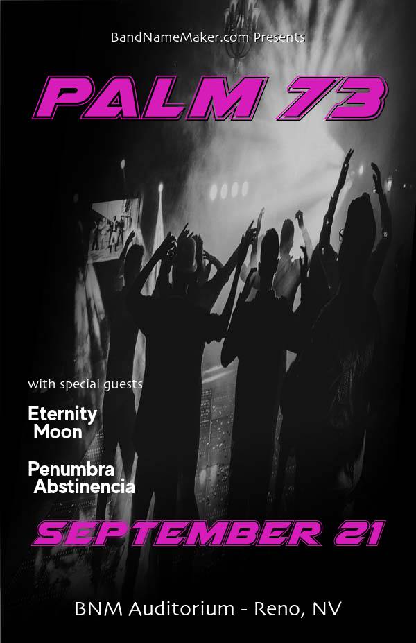 Randomly Generated Concert Flyer