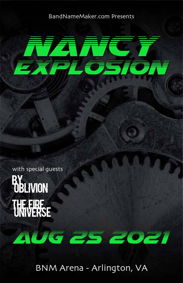 Randomly Generated Concert Flyer