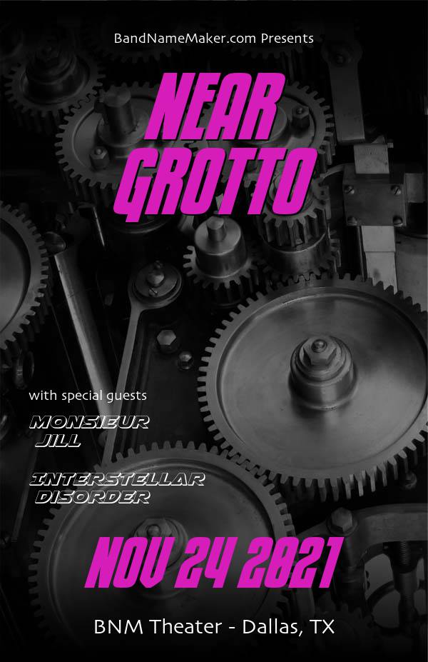 Randomly Generated Concert Flyer