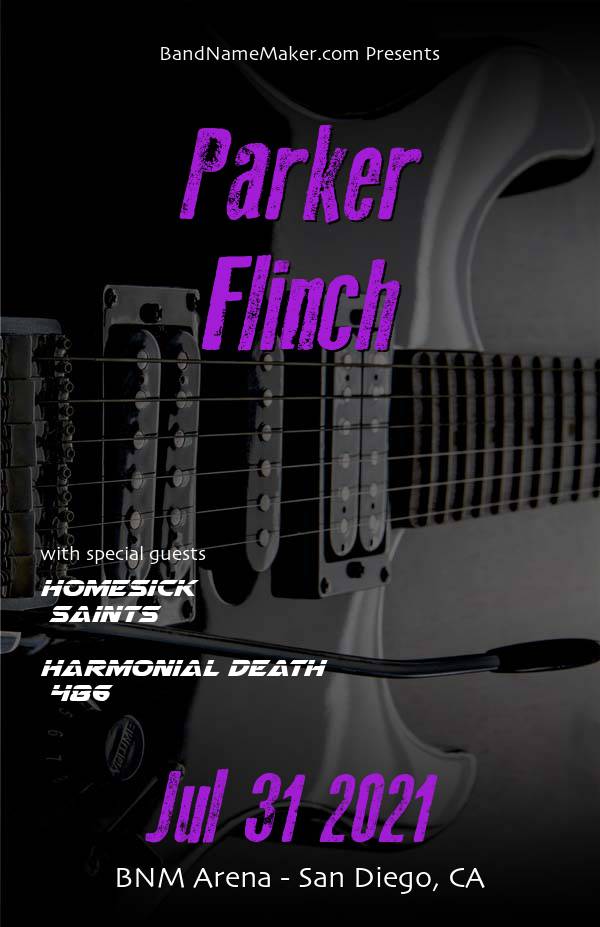 Randomly Generated Concert Flyer